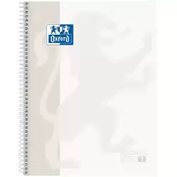 400117449 OXFORD CUADERNO CLASSIC EUROPEANBOOK 1 WRITE&ERASE 80H A4+ 5X5MM MICROPERFORADO T/EXTRADURA BLANCO