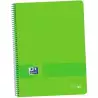 400149421 OXFORD CUADERNO LIVE&GO EUROPEANBOOK 1 80H A4+ 5X5MM MICROPERFORADO T/PLÁSTICO PACK 5 UD VERDE