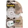 7100334048 SCOTCH DISPENSADOR DE ACERO INOXIDABLE RECARGABLE PARA CINTA ADHESIVA + 2 ROLLOS DE 19MMX13