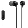 MDREX15APB.CE7 SONY AURICULARES EX-15AP INTERNOS LIGEROS C/MICRÓFONO CONECTOR JACK 3.5 NEGRO