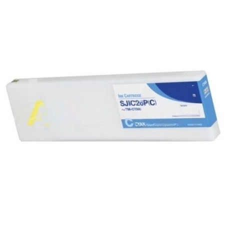 Epson SJIC26P C33S020619 cartucho de tinta compatible cían