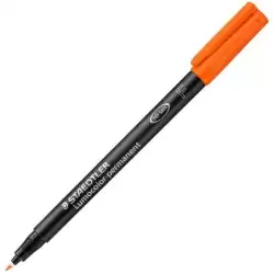 318-4 STAEDTLER ROTULADOR PERMANENTE LUMOCOLOR 318 F NARANJA