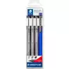 308 S1WP3 STAEDTLER ROTULADOR PIGMENT LINER NEGRO ESTUCHE 3 UD + 1 PORTAMINAS DE REGALO