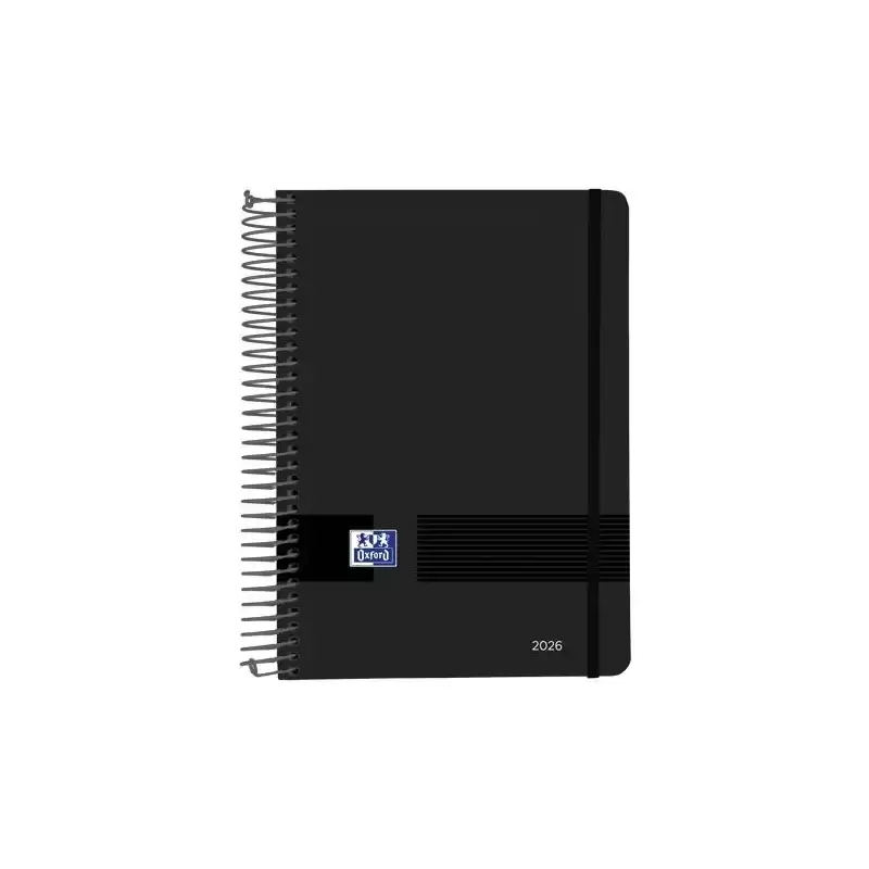 400201730 OXFORD AGENDA ANUAL LIVE&GO ESPIRAL A5 320H DP NEGRO 2026