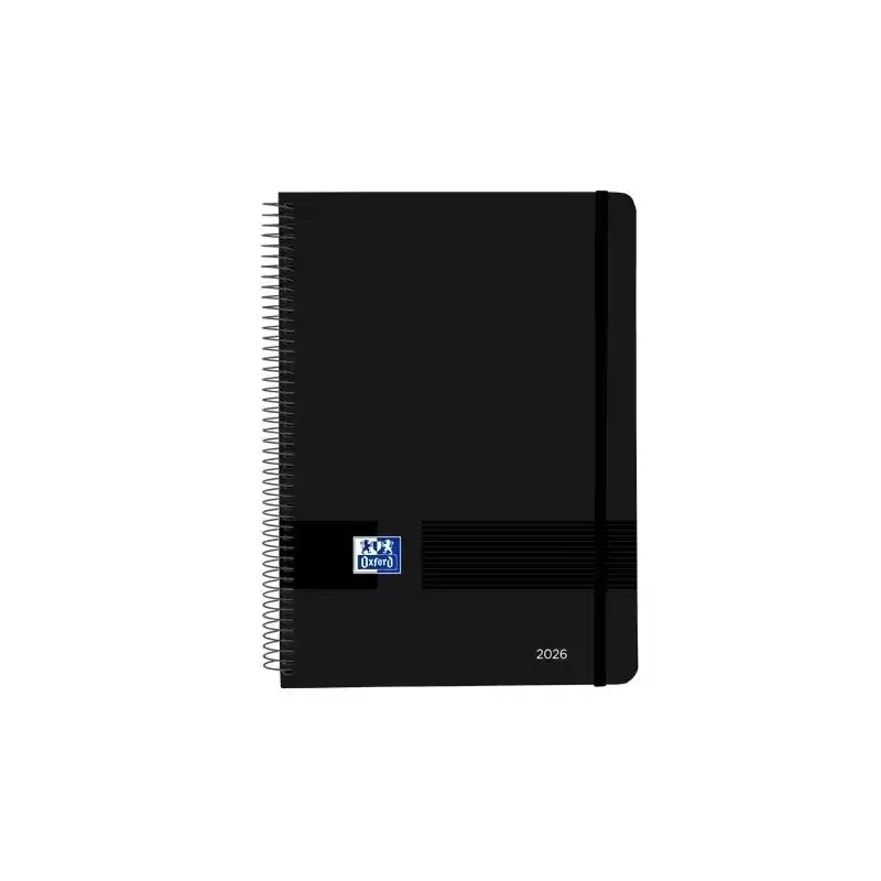 400201731 OXFORD AGENDA ANUAL LIVE&GO ESPIRAL A5 128H SV NEGRO 2026