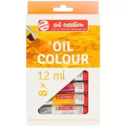 9020108M TALENS ART CREATION SET ÓLEO TUBO 12ML SURTIDO ESTUCHE 8 UD