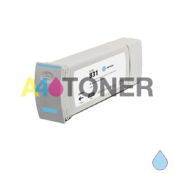 HP 831C CZ698A cartucho de tinta compatible photo cían