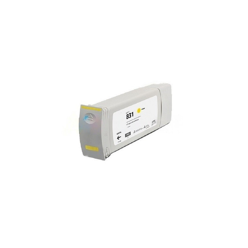 HP 831C CZ697A cartucho de tinta compatible amarillo