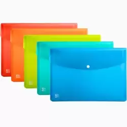 400147025 OXFORD SOBRES CON BROCHE URBAN A5 POLIPROPILENO C/SURTIDOS