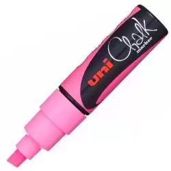140137000 UNIBALL MARCADOR DE TIZA LÍQUIDA CHALK PWE-8K ROSA FLÚOR