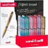182634955 UNIBALL ROLLERBALL SIGNO BROAD UM-153 1.0MM SURTIDO METÁLICO EXPOSITOR 36 UD