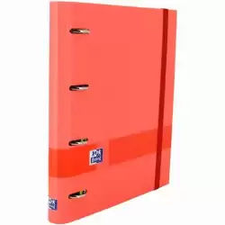 400158629 OXFORD & YOU CARPETA 4 ANILLAS 35MM EUROPEANBINDER A4+ T/EXTRADURA C/RECAMBIO 5X5 WATERMELON