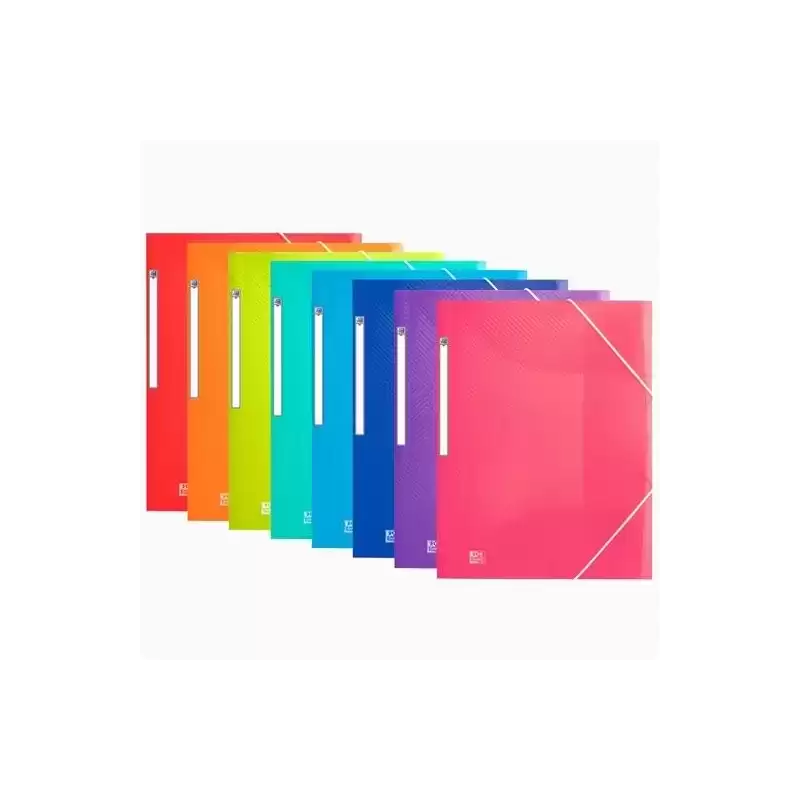 400161815 OXFORD CARPETA DE GOMAS URBAN PP TRASLÚCIDO A3+ C/ SOLAPAS COLORES SURTIDOS