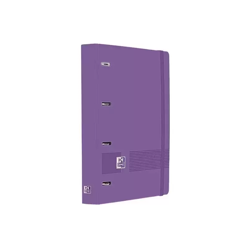 400195368 OXFORD EUROPEANBINDER LIVE&GO CARPETA ANILLAS 4X35 A4+ C/RECAMBIO 5X5 WRITE&ERASE POLYFOAM LILA