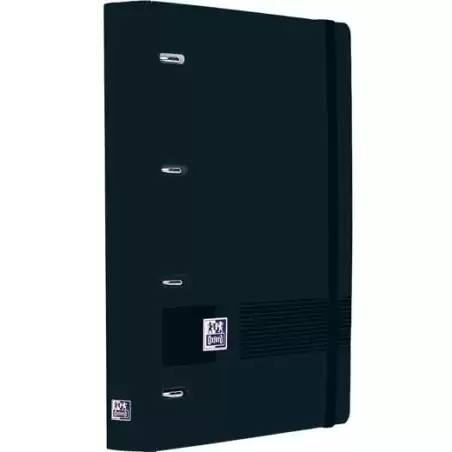 400198250 OXFORD EUROPEANBINDER LIVE&GO CARPETA ANILLAS 4X35 A4+ C/RECAMBIO 1 LÍNEA WRITE&ERASE POLYFOAM NEGRO