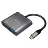 A109-0626 AISENS CONVERSOR USB-C A VGA/HDMI 4K/USB3.0/USB-C PD