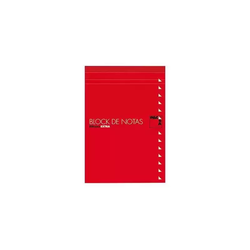 18902 PACSA BLOC NOTAS 80H TREPADAS FOLIO LISO CON TAPA -10U-