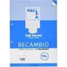 21204 PACSA RECAMBIO 100H A5 70GR 4X4MM 4 TALADROS PAPEL EXTRA