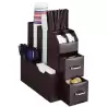 CD901 NE ARCHIVO 2000 ORGANIZADOR LA HORA DEL CAFÉ CON 2 CAJONES PARA ALMACENAJE DE CÁPSULAS Y COMPARTIMENTOS INDEPENDIENTES