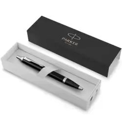 1931665 PARKER BOLÍGRAFO IM BLACK CHROME TRIM BALLPOINT PUNTA MEDIA TINTA AZUL
