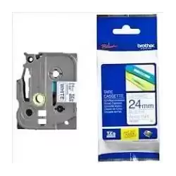 TZE253 BROTHER CINTA ROTULADORA LAMINADA TEXTO AZUL SOBRE BLANCO - 24MMX8M
