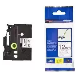 TZEFX231 BROTHER CINTA ROTULADORA LAMINADA FLEXIBLE TEXTO NEGRO SOBRE BLANCO - 12MMX8M