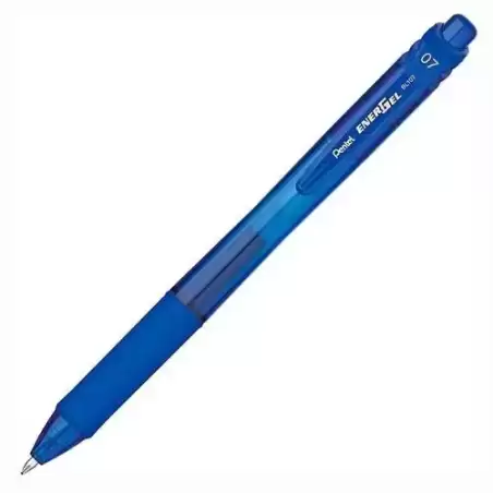 BL107-CX PENTEL BOLÍGRAFO ENERGEL RETRÁCTIL PUNTA 0.7MM AZUL CAJA 12 UD