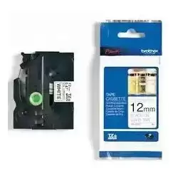 TZEN231 BROTHER CINTA ROTULADORA NO LAMINADA TEXTO NEGRO SOBRE BLANCO - 12MMX8M