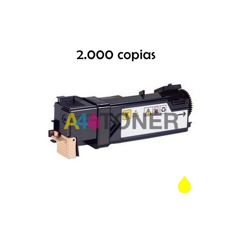 Toner Xerox6130 amarillo sustituye al toner original 106R01280