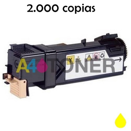Toner Xerox6130 amarillo sustituye al toner original 106R01280