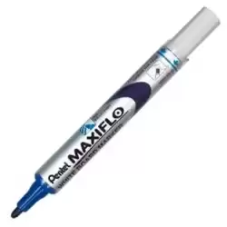 MWL5S-Pentel-C PENTEL MARCADOR PIZARRA BLANCA MAXIFLO MWL-5S AZUL CAJA 12 UD