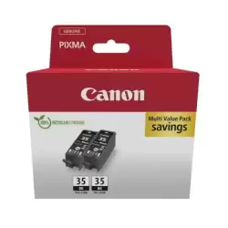 1509B029 CANON TINTA TWIN PACK NEGRO PARA PIXMA IP 100/110 - TR 150 - PGI 35BK (PACK 2)