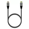 A107-0671 AISENS CABLE USB 3.2 5A 100W 8K@30HZ TIPO USB-C/M - USB-C/M GRIS 1