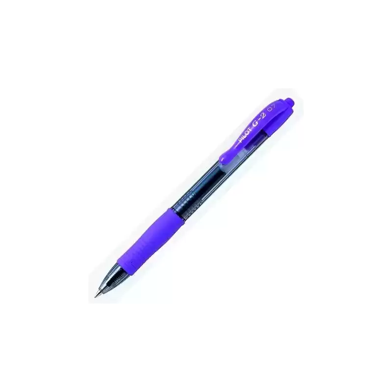 BL-G2-7-V PILOT BOLÍGRAFO TINTA DE GEL AZUL G-2 RETRÁCTIL 0.7 VIOLETA