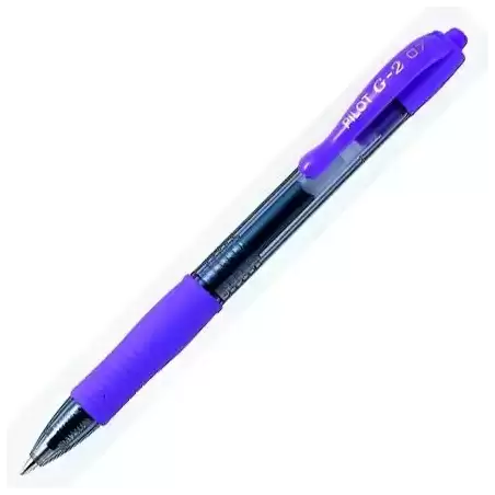 BL-G2-7-V PILOT BOLÍGRAFO TINTA DE GEL AZUL G-2 RETRÁCTIL 0.7 VIOLETA