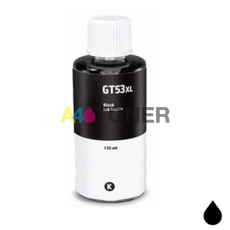 HP GT53 XL 1VV21AE negro botella de tinta compatible