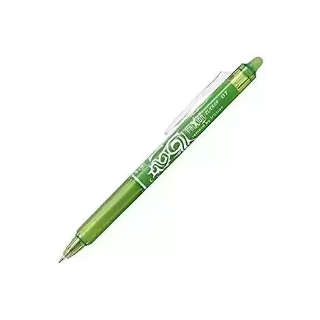 BLRT-FR7-LG PILOT BOLÍGRAFO TINTA BORRABLE FRIXION CLICKER 0.7 VERDE LIMA