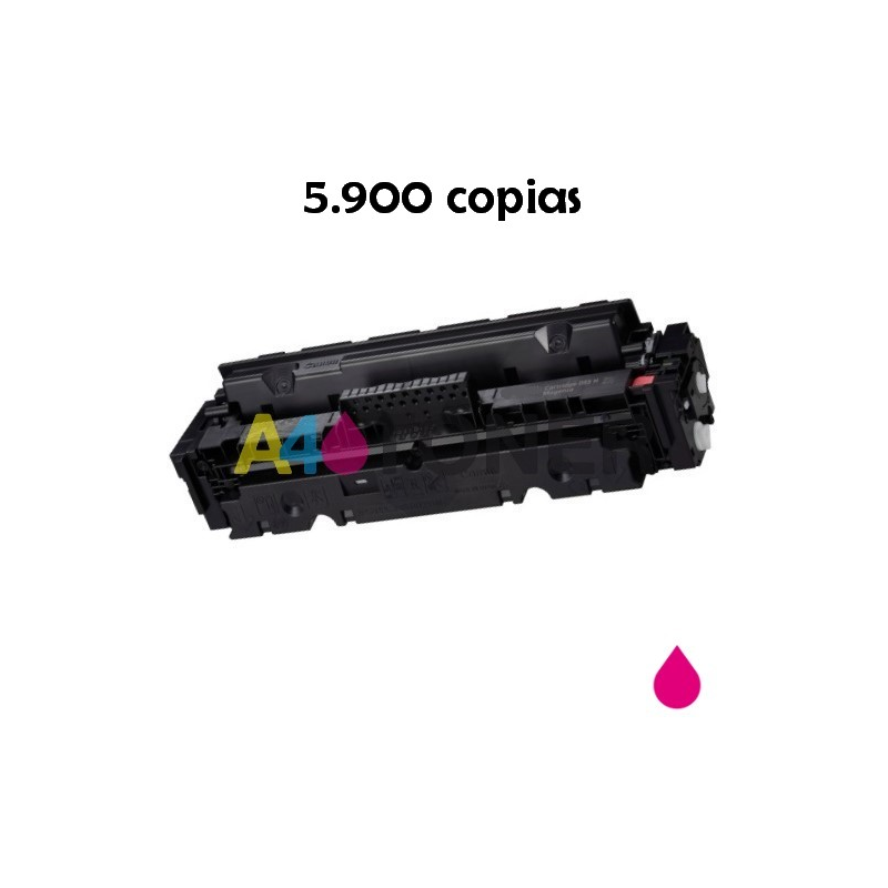 Canon 055H 055HM 3018C002 magenta tóner compatible