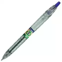 BP-B2PEB-M-L-BG PILOT BOLÍGRAFO ECOBALL PLÁSTICO RECICLADO 1.0MM RECARGABLE AZUL