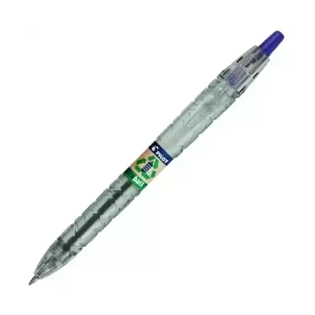 BP-B2PEB-M-L-BG PILOT BOLÍGRAFO ECOBALL PLÁSTICO RECICLADO 1.0MM RECARGABLE AZUL