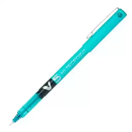 BX-V5-LB PILOT ROLLER TINTA LÍQUIDA V-5 HI-TECPOINT AZUL CLARO