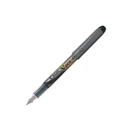 SVP-4M-B PILOT PLUMA DESECHABLE VPEN SILVER NEGRO