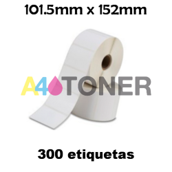 800284-605 800264-605 Recambio etiquetas compatible ZEBRA 101.5mm x 152mm 300 etiquetas