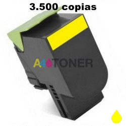 Lexmark 71B20HY0 71B2HY0 amarillo tóner compatible ( CS417