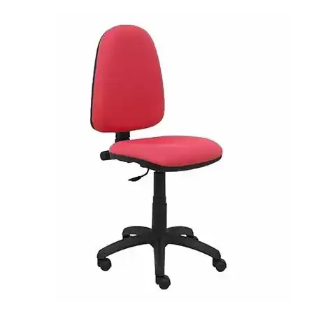 04CPBALI350 PIQUERAS Y CRESPO SILLA AYNA GIRATORIA C.PERMANENTE SIN BRAZOS TEJIDO BALI ROJO