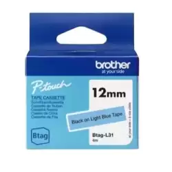 BTAGL31 BROTHER CINTA DOMÉSTICA BTAG NEGRO SOBRE AZUL CLARO - PTN10