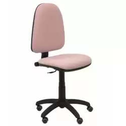 04CPBALI710RP PIQUERAS Y CRESPO SILLA AYNA GIRATORIA C.PERMANENTE RUEDAS DE PARQUÉ TEJIDO BALI ROSA PÁLIDO