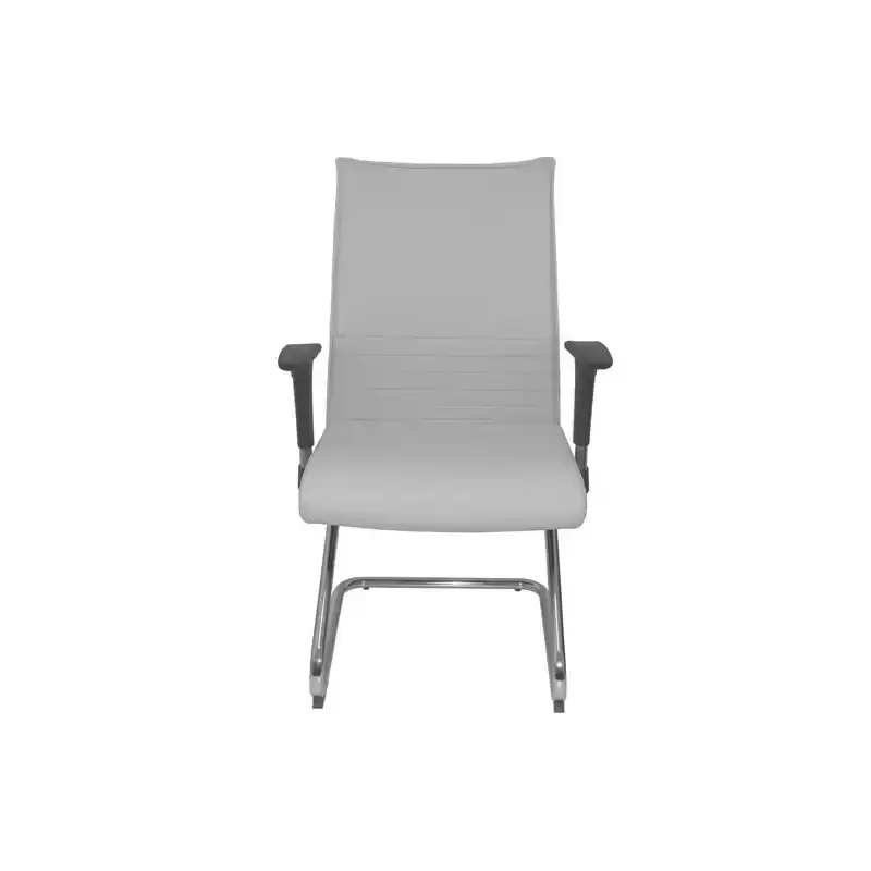 208CPSPBL PIQUERAS Y CRESPO SILLÓN CONFIDENTE PATÍN ALBACETE SIMILPIEL BLANCO