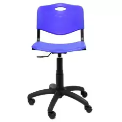 26IGIRAZ PIQUERAS Y CRESPO SILLA ROBLEDO GIRATORIA ASIENTO Y RESPALDO DE PLÁSTICO COLOR AZUL