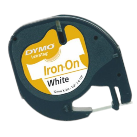 Dymo S0718850 / 18769 cinta rotuladora textil adhesiva compatible